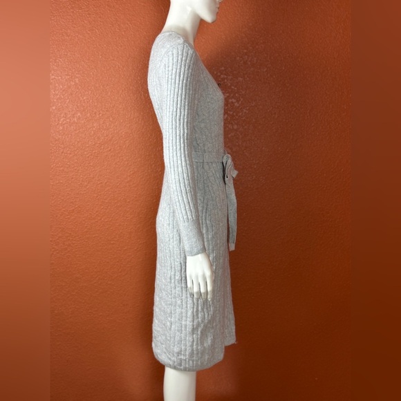 Olive & Oak Light Gray Cable Knit Dress - Picture 8 of 12